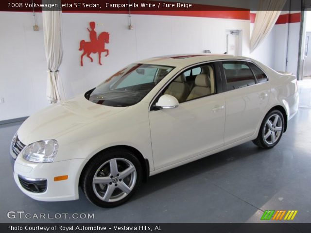 2008 Volkswagen Jetta SE Sedan in Campanella White