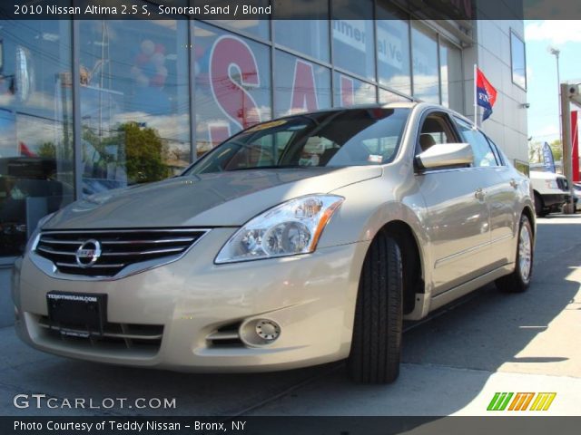 2010 Nissan Altima 2.5 S in Sonoran Sand