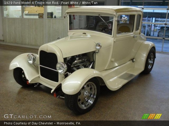1929 Ford Model A Coupe Hot Rod in Pearl White