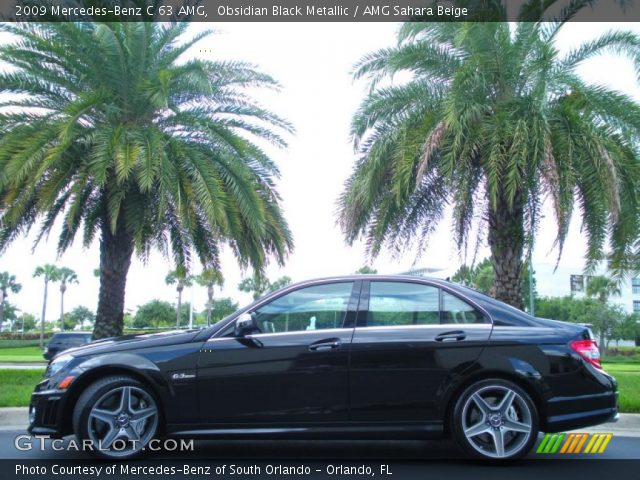 2009 Mercedes-Benz C 63 AMG in Obsidian Black Metallic