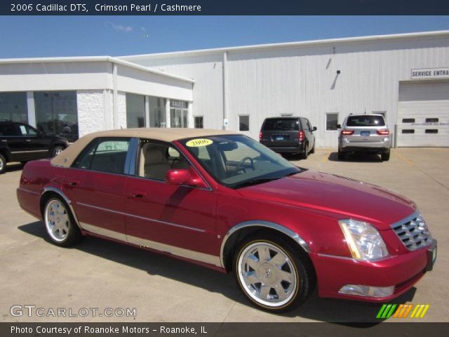 2006 Cadillac DTS  in Crimson Pearl