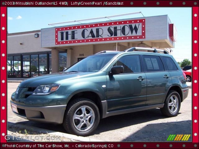 2003 Mitsubishi Outlander LS 4WD in Lofty Green Pearl