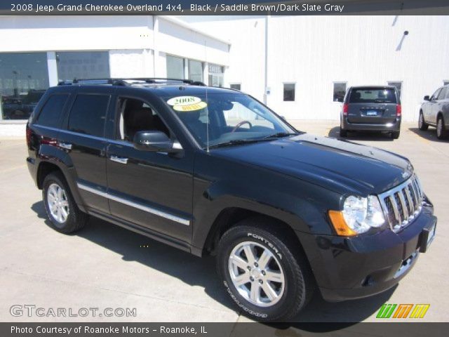 2008 Jeep Grand Cherokee Overland 4x4 in Black
