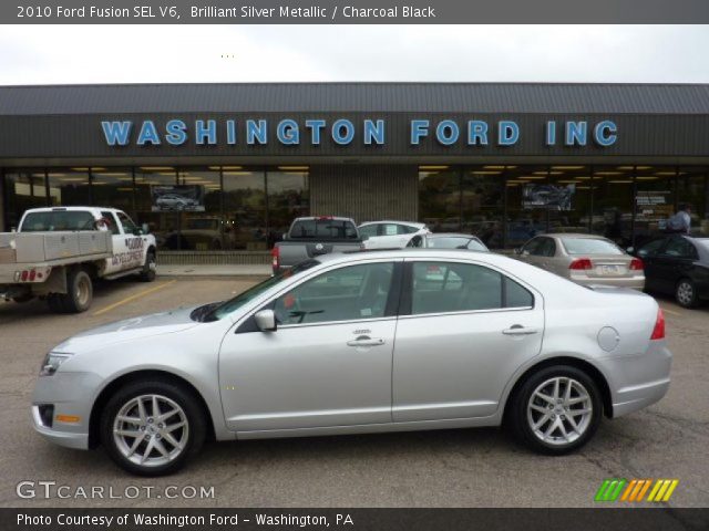 2010 Ford Fusion SEL V6 in Brilliant Silver Metallic