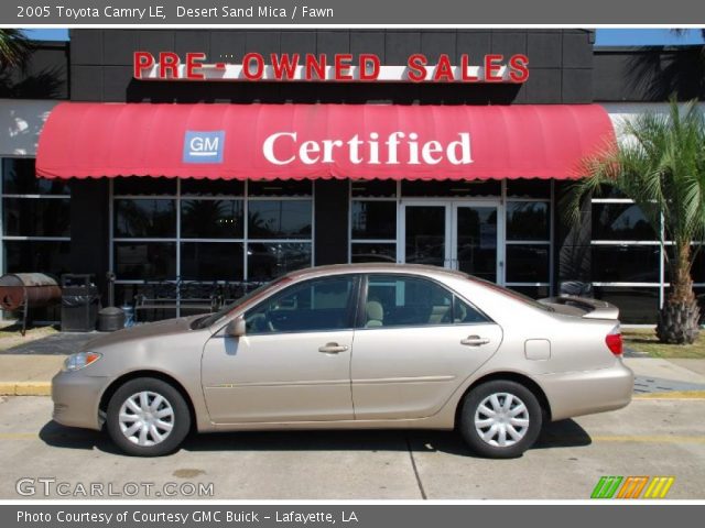 2005 Toyota Camry LE in Desert Sand Mica