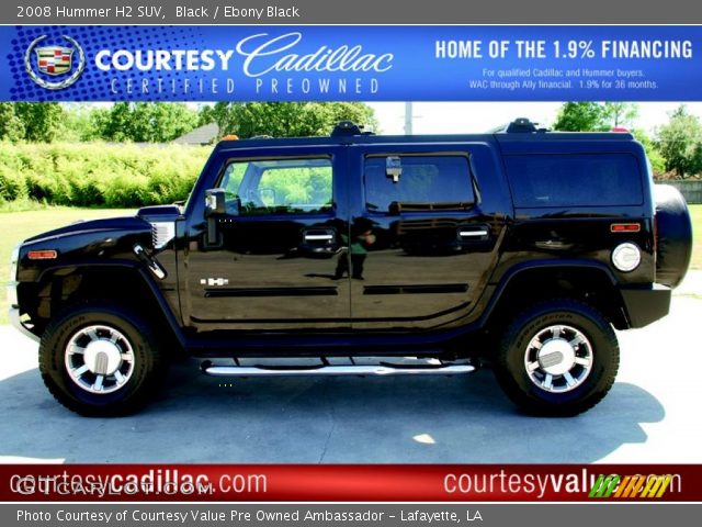 2008 Hummer H2 SUV in Black