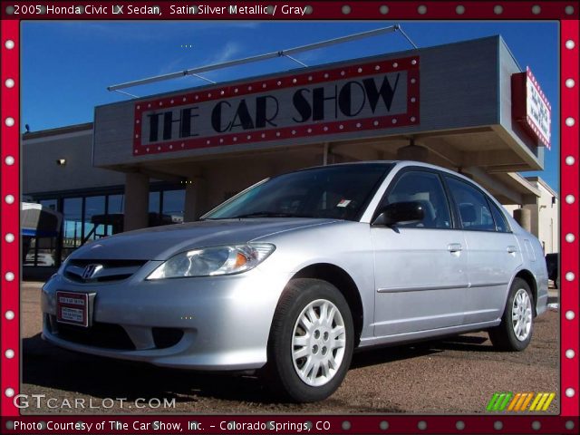 2005 Honda Civic LX Sedan in Satin Silver Metallic