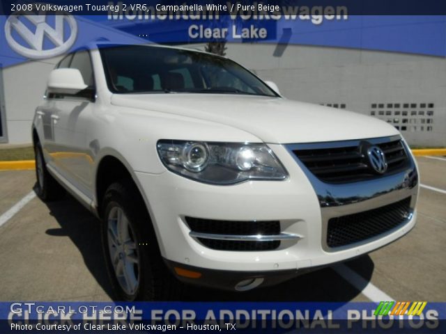 2008 Volkswagen Touareg 2 VR6 in Campanella White