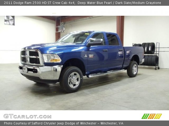 2011 Dodge Ram 2500 HD ST Crew Cab 4x4 in Deep Water Blue Pearl