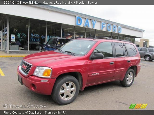 2004 GMC Envoy SLE 4x4 in Magnetic Red Metallic