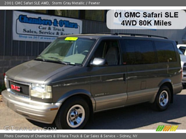 2001 GMC Safari SLE AWD in Storm Gray Metallic