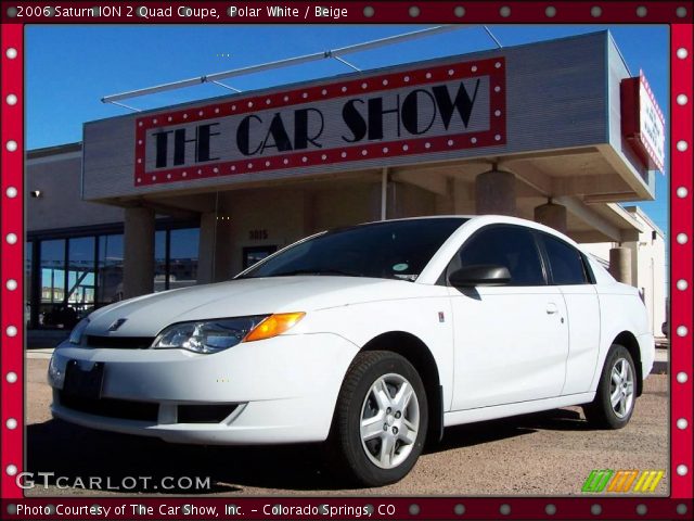 2006 Saturn ION 2 Quad Coupe in Polar White