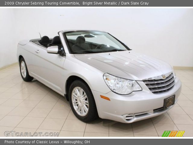 2009 Chrysler Sebring Touring Convertible in Bright Silver Metallic