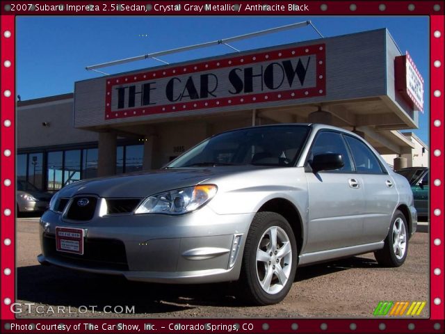 2007 Subaru Impreza 2.5i Sedan in Crystal Gray Metallic