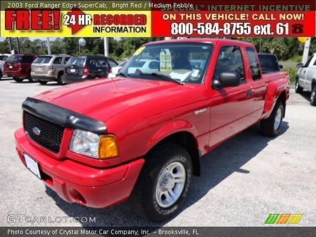 2003 Ford Ranger Edge SuperCab in Bright Red