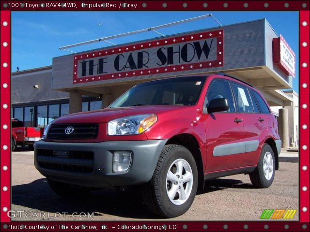 2001 Toyota RAV4 4WD in Impulse Red