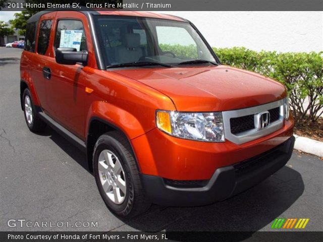 2011 Honda Element EX in Citrus Fire Metallic