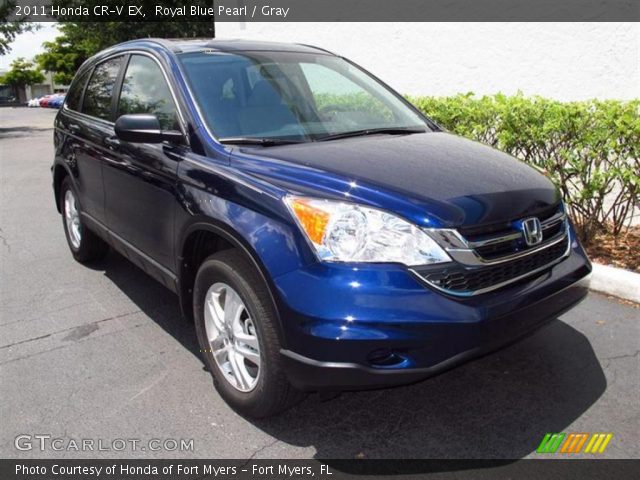 2011 Honda cr v royal blue pearl #6