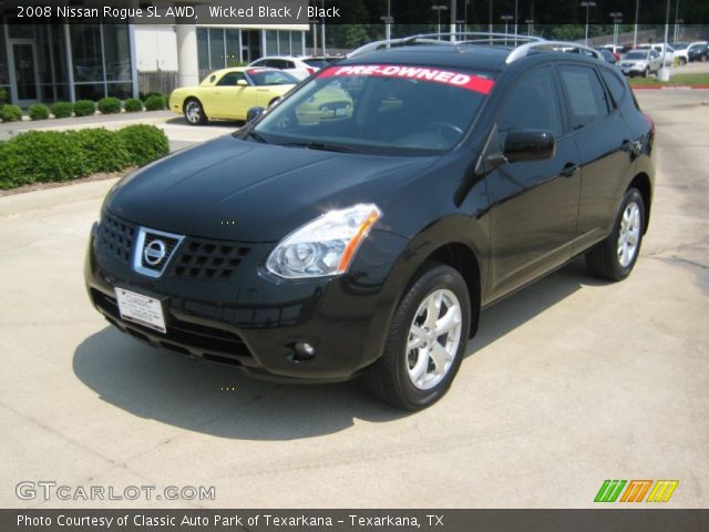 2008 Nissan Rogue SL AWD in Wicked Black