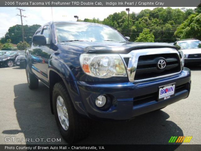 2006 Toyota Tacoma V6 PreRunner TRD Double Cab in Indigo Ink Pearl