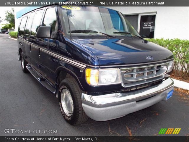 2001 Ford E Series Van E150 Passenger Conversion in True Blue Metallic