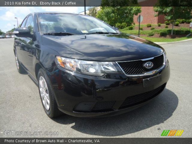 2010 Kia Forte EX in Ebony Black