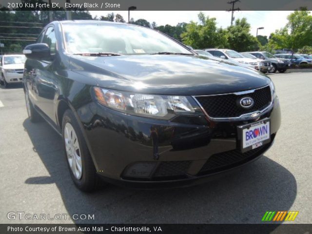 2010 Kia Forte EX in Ebony Black