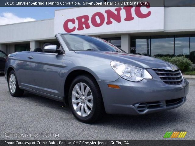 2010 Chrysler Sebring Touring Convertible in Silver Steel Metallic