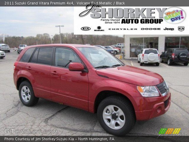 2011 Suzuki Grand Vitara Premium 4x4 in Volcano Red Metallic