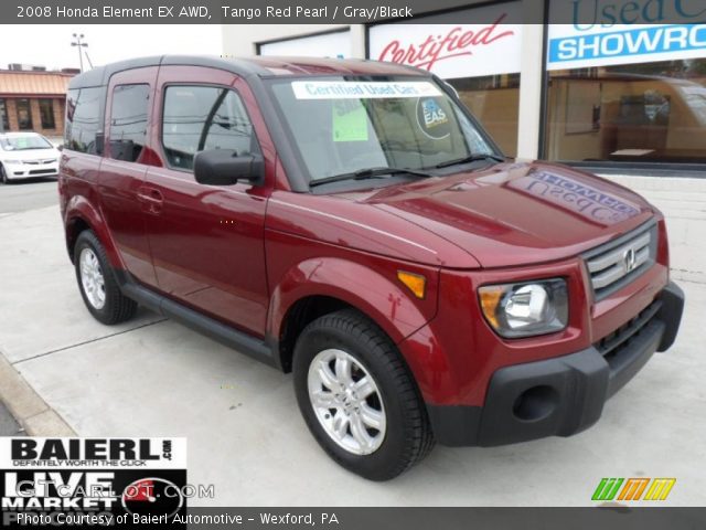 2008 Honda Element EX AWD in Tango Red Pearl