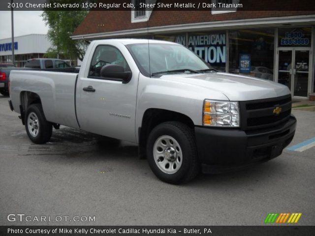 2010 Chevrolet Silverado 1500 Regular Cab in Sheer Silver Metallic