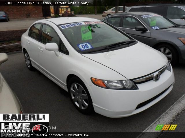2008 Honda Civic LX Sedan in Taffeta White