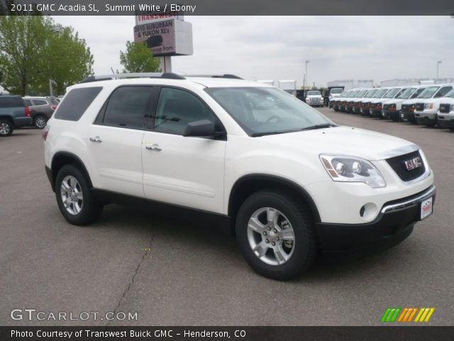 2011 GMC Acadia SL in Summit White