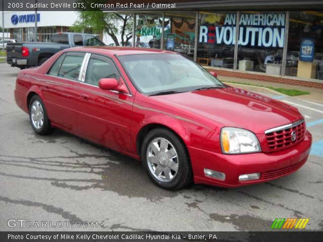 2003 Cadillac DeVille DTS in Crimson Red Pearl