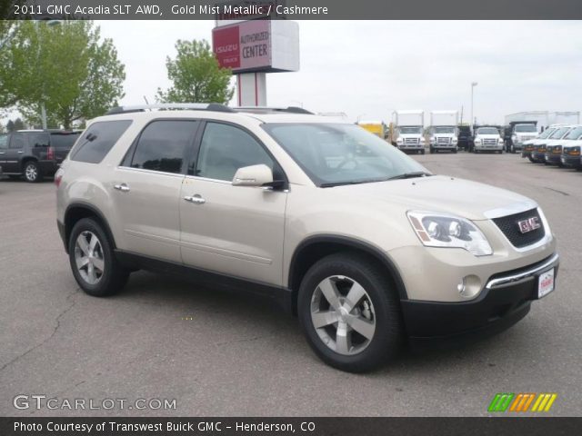 2011 GMC Acadia SLT AWD in Gold Mist Metallic