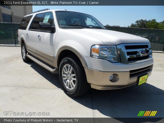 2011 Ford Expedition EL XLT in White Platinum Tri-Coat