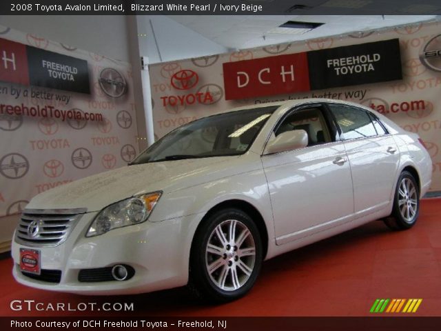 2008 Toyota Avalon Limited in Blizzard White Pearl