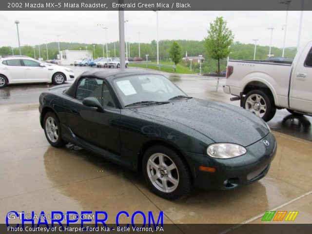 2002 Mazda MX-5 Miata Roadster in Emerald Green Mica