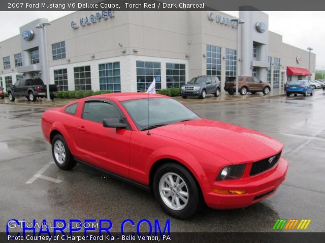 2007 Ford Mustang V6 Deluxe Coupe in Torch Red