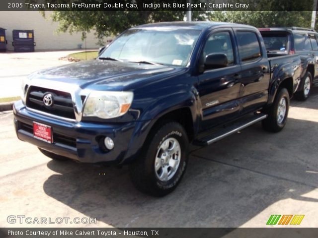 2005 Toyota Tacoma PreRunner Double Cab in Indigo Ink Blue Pearl