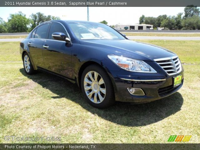 2011 Hyundai Genesis 3.8 Sedan in Sapphire Blue Pearl