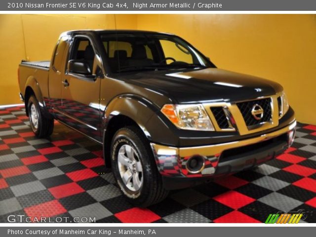 2010 Nissan Frontier SE V6 King Cab 4x4 in Night Armor Metallic