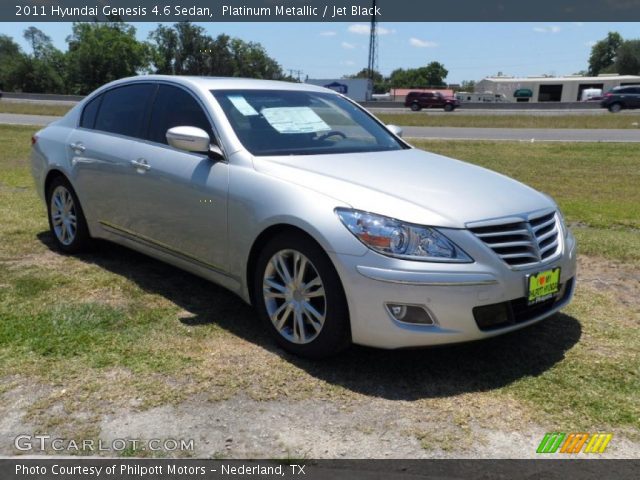 2011 Hyundai Genesis 4.6 Sedan in Platinum Metallic