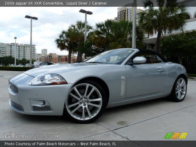 2009 Jaguar XK XKR Convertible in Liquid Silver