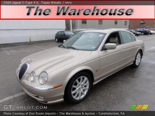 2000 Jaguar S-Type 4.0 in Topaz Metallic