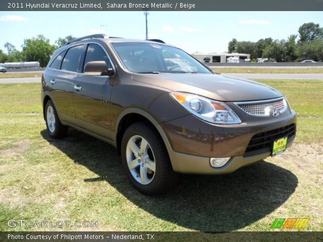 2011 Hyundai Veracruz Limited in Sahara Bronze Metallic