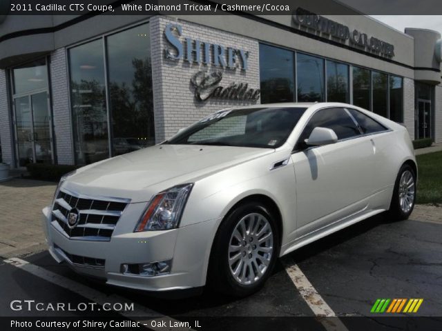 2011 Cadillac CTS Coupe in White Diamond Tricoat