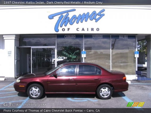 1997 Chevrolet Malibu Sedan in Dark Cherry Red Metallic