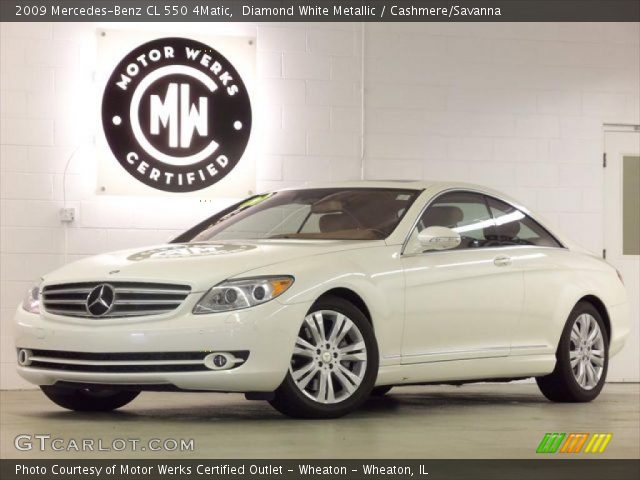 2009 Mercedes-Benz CL 550 4Matic in Diamond White Metallic