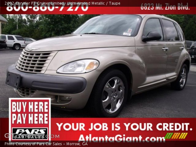 2002 Chrysler PT Cruiser Limited in Light Almond Metallic